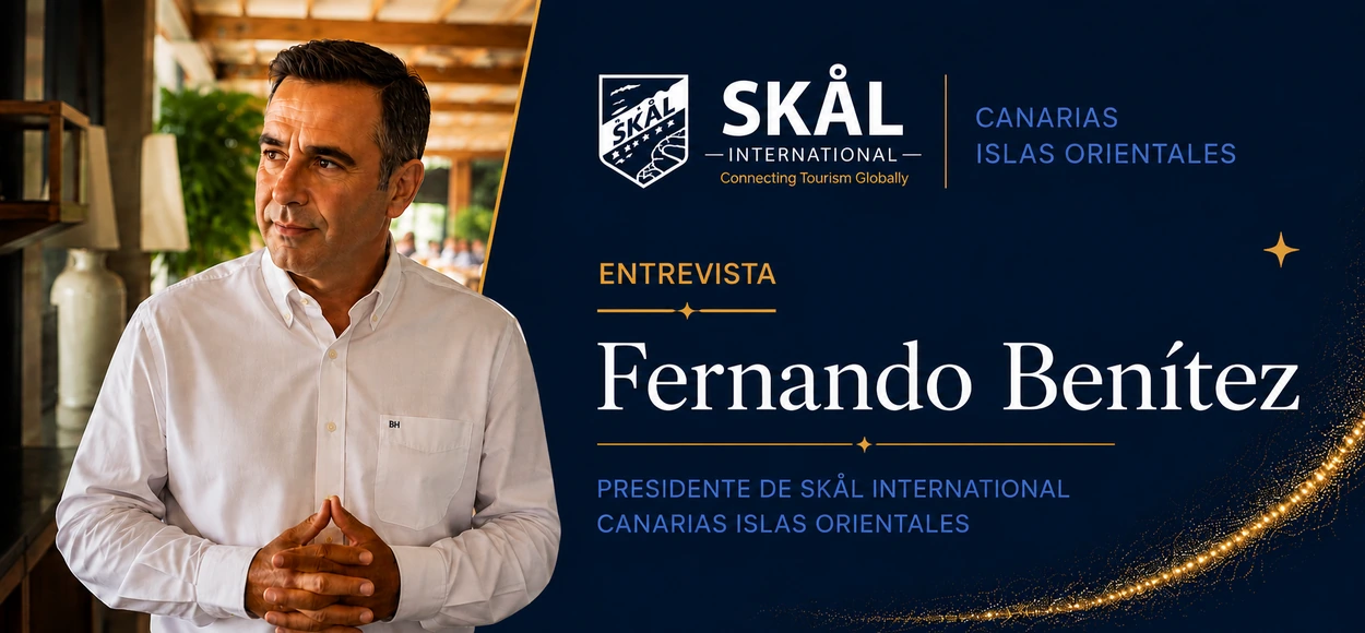 Fernando Benítez, presidente de Skål International Canarias Islas Orientales