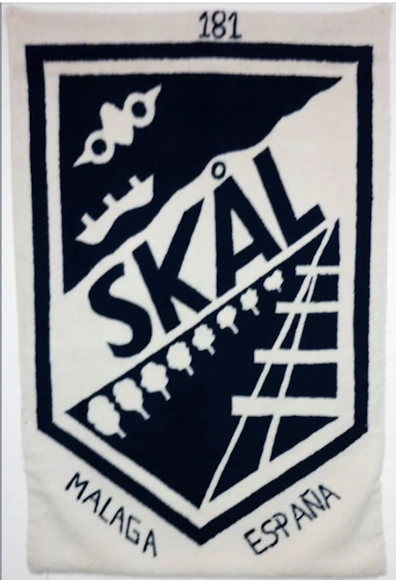 Primer banderín de Skål Málaga-Costa del Sol Club 181
